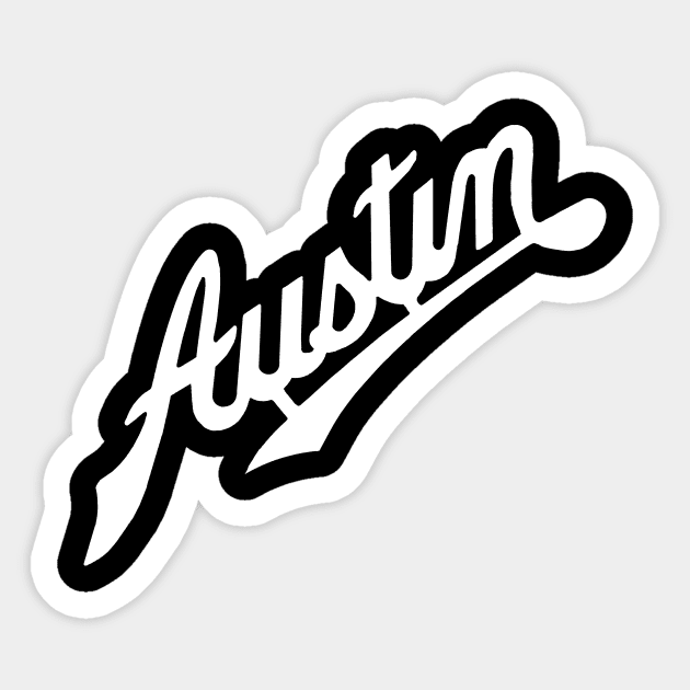 Austin classic car logo Sticker by Random Railways